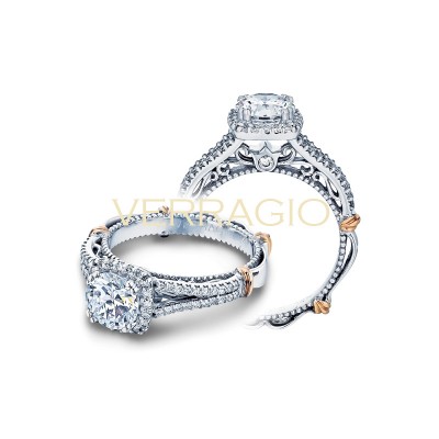 Verragio Parisian Collection Engagement Ring D-107CU-GOLD