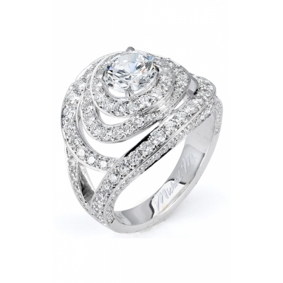 MICHAEL M Platinum Engagement Ring R304