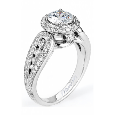 MICHAEL M Platinum Engagement Ring R351