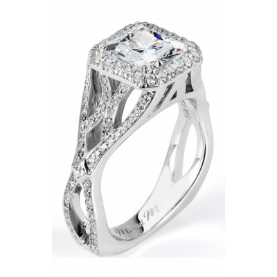 MICHAEL M Platinum Engagement Ring R443