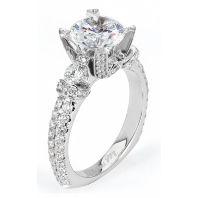 MICHAEL M Platinum Engagement Ring R475