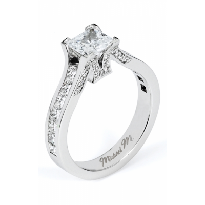 MICHAEL M Platinum Engagement Ring R543