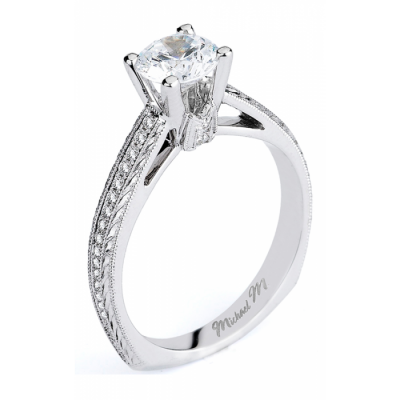 MICHAEL M Platinum Engagement Ring R573