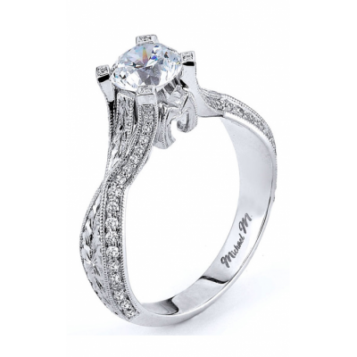 MICHAEL M Platinum Engagement Ring R585