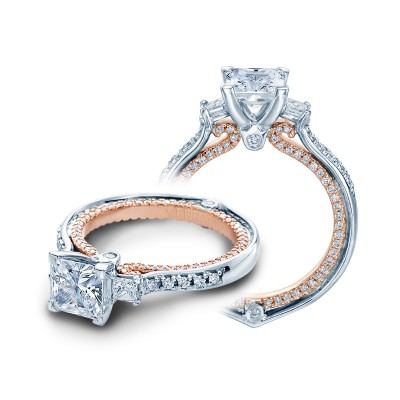 Verragio Three Stone Diamond Engagement Ring