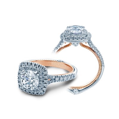 Verragio Double Halo Diamond Engagement Ring