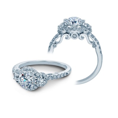 Verragio Three Stone Diamond Engagement Ring