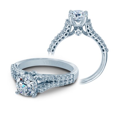 Verragio Split Shank Diamond Engagement Ring