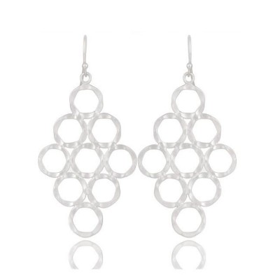 Cascade Earrings In Reclaimed Sterling Silver