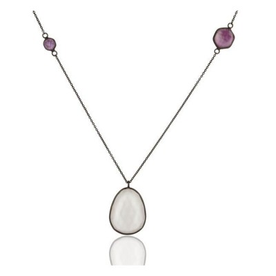 Horizon Necklace In Oxidized Reclaimed Sterling Silver