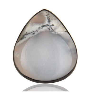 Dendritic Opal In Black And Silver