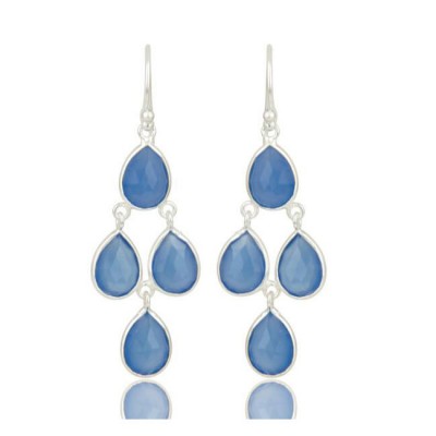 St Tropez Earrings In Reclaimed Sterling Silver