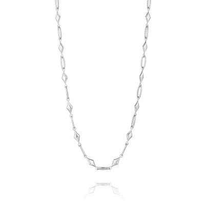 Tacori Classic Rock Petite Diamond Link Chain Necklace