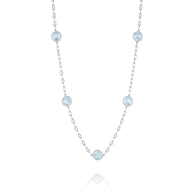 Raindrops Necklace featuring Sky Blue Topaz
