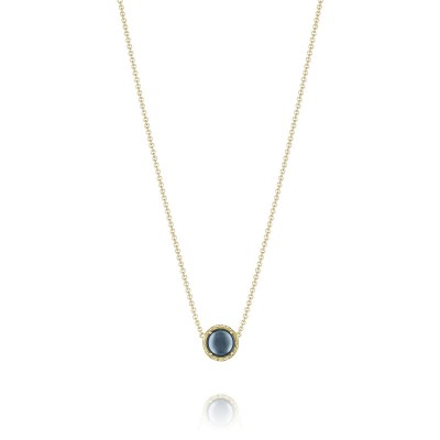 Tacori Golden Bay Round Gem Coin Pendant