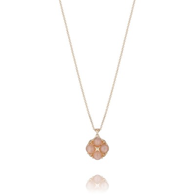 Cardinal Gem Pendant featuring Peach Moonstone