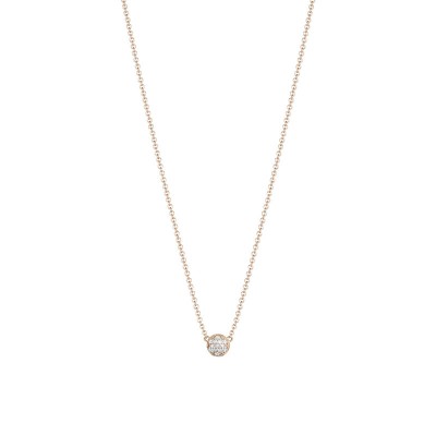 Petite Dew Drop Pendant featuring Pavé Diamonds SN195P