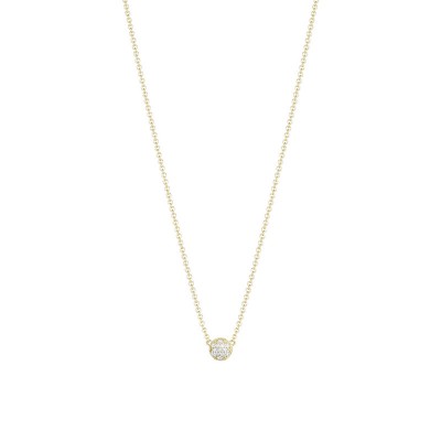 Petite Dew Drop Pendant featuring Pavé Diamonds SN195Y