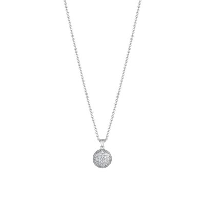 Dew Drop Pendant featuring Pavé Diamonds
