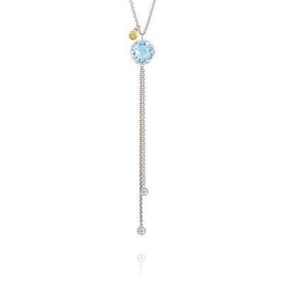 Lariat Necklace featuring Sky Blue Topaz