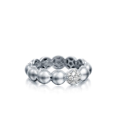 PavÃƒÂ© Dew Droplets Ring in Silver with Diamonds