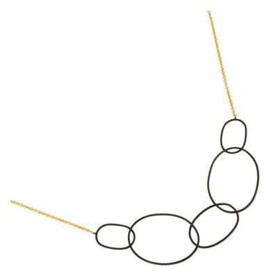 Tribeca Necklace In Reclaimed Sterling Silver + 22K Gold Vermeil