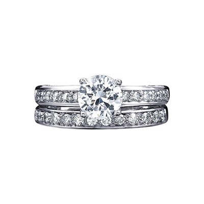 Verragio Pave Diamond Engagement Ring