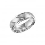 Triton White Tungsten Carbide Comfort Fit Domed Band 11-01-4421