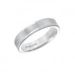 Triton Flat Tungsten Carbide Round Edge Comfort Fit Band 11-01-5573