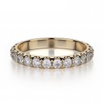 MICHAEL M 18k Yellow Gold Wedding Band R320LB-18Y