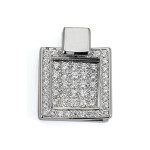 MICHAEL M 18k White Gold Pendant MH110B-18W