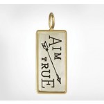 Original Framed ID Tag Charm