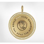 Channel Set Round Charm