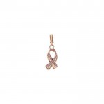 14k Pink Gold Pink Sapphire Fashion Pendant