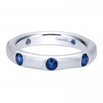 Ladies' Ring 14k White Gold Stackable
