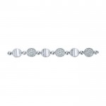 14k White Gold Diamond Tennis Bracelet