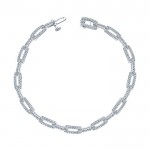 14k White Gold Diamond Tennis Bracelet