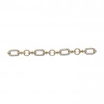 14k Yellow/white Gold Diamond Tennis Bracelet