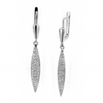 MICHAEL M 18k White Gold Earring MKOB45