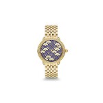 Serein 16 Diamond Gold, Blue Fan Diamond Dial Watch