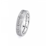 MICHAEL M Platinum Wedding Band R323B