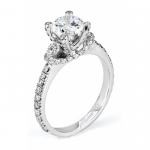 MICHAEL M Platinum Engagement Ring R506