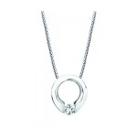 Gelin Abaci 14k White Gold Diamond Pendant TN-002
