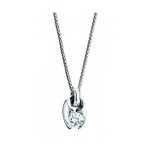 Gelin Abaci 14k White Gold Diamond Pendant TN-047