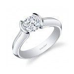 Gelin Abaci 14k White Gold Diamond Engagement Ring TR-256