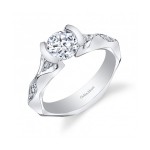 Gelin Abaci Tension Set Diamond Engagement Ring TR-259