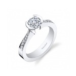 Gelin Abaci Tension Set Diamond Engagement Ring TR-262