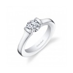 Gelin Abaci 14k White Gold Diamond Engagement Ring TR-274