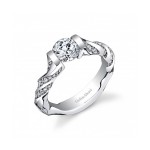 Gelin Abaci Twisting Tension Set Engagement Ring TR-275