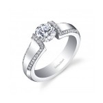 Gelin Abaci Tension Set Diamond Engagement Ring TR-276